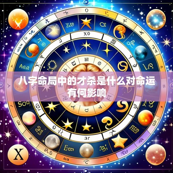 八字命局中的才杀是什么对命运有何影响