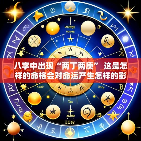 八字中出现“两丁两庚” 这是怎样的命格会对命运产生怎样的影响