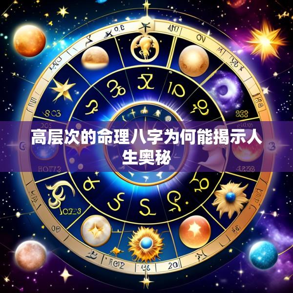 高层次的命理八字为何能揭示人生奥秘