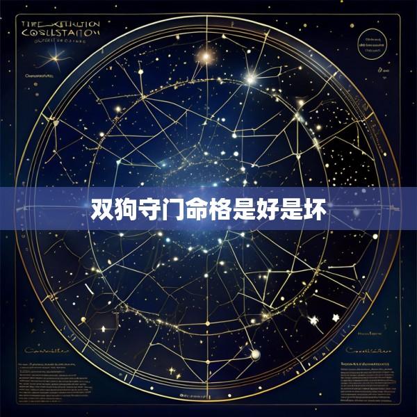 双狗守门命格是好是坏