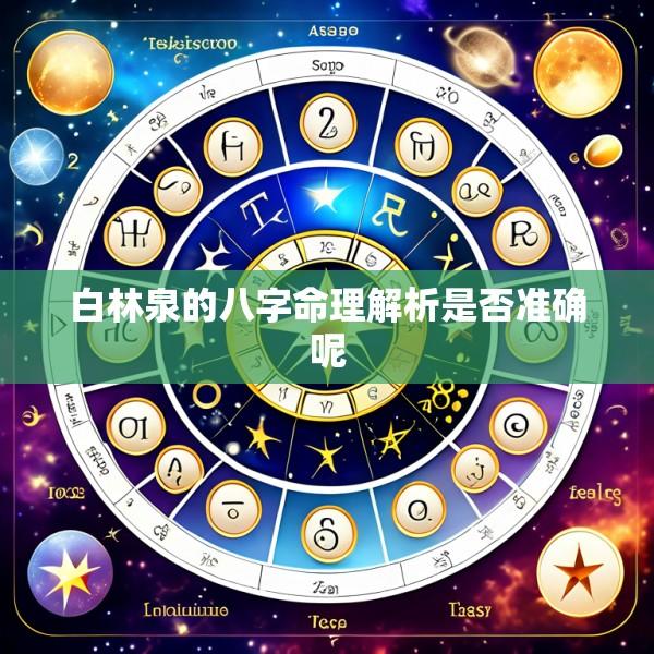 白林泉的八字命理解析是否准确呢