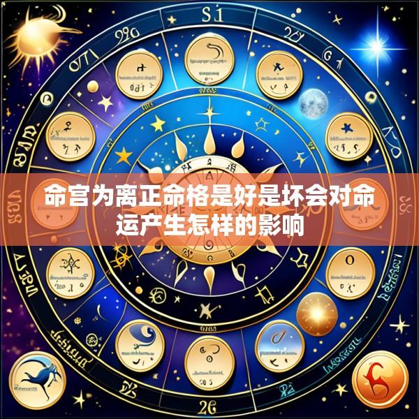命宫为离正命格是好是坏会对命运产生怎样的影响