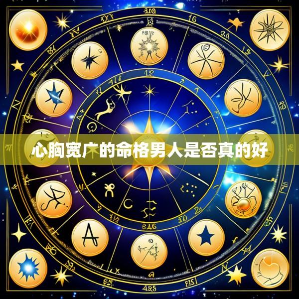 心胸宽广的命格男人是否真的好