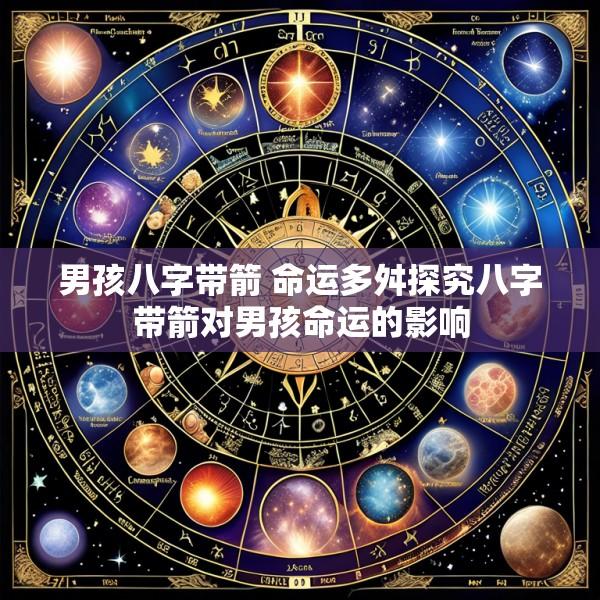 男孩八字带箭 命运多舛探究八字带箭对男孩命运的影响