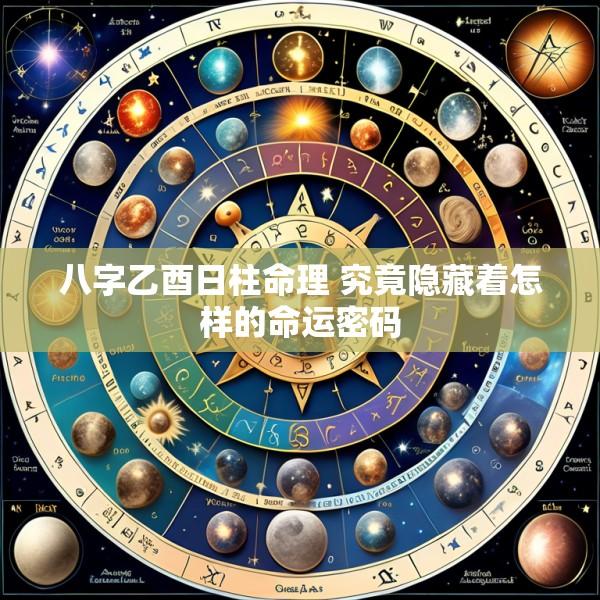 八字乙酉日柱命理 究竟隐藏着怎样的命运密码