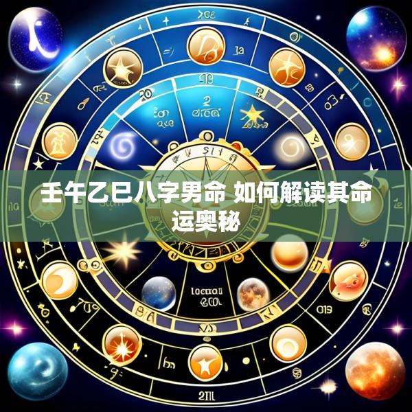 壬午乙巳八字男命 如何解读其命运奥秘