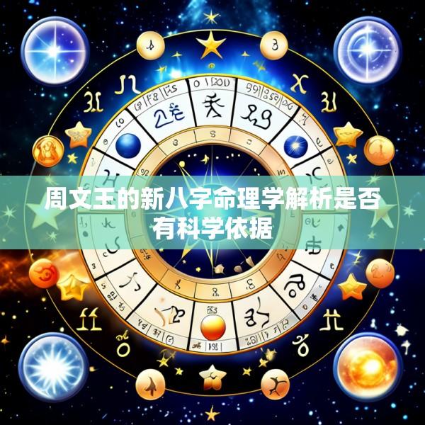 周文王的新八字命理学解析是否有科学依据