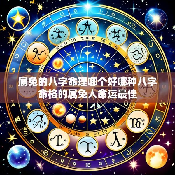 属兔的八字命理哪个好哪种八字命格的属兔人命运最佳