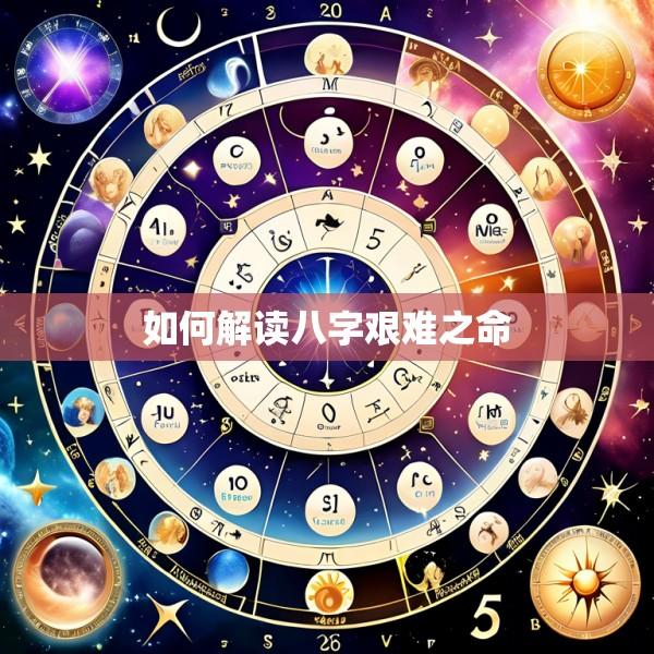 如何解读八字艰难之命
