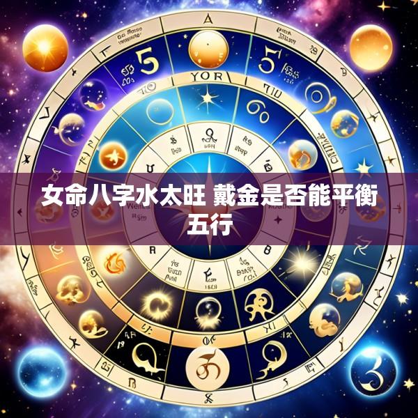 女命八字水太旺 戴金是否能平衡五行