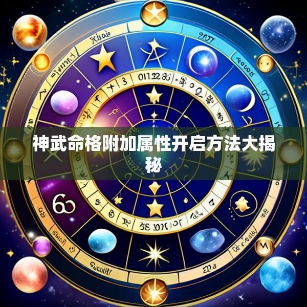神武命格附加属性开启方法大揭秘