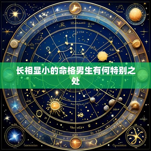 长相显小的命格男生有何特别之处