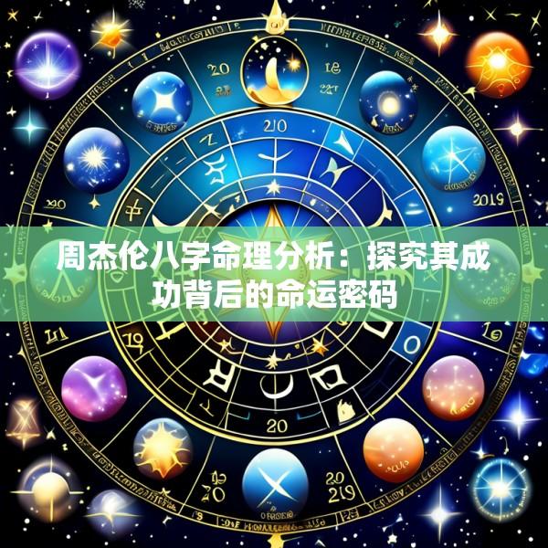 周杰伦八字命理分析：探究其成功背后的命运密码