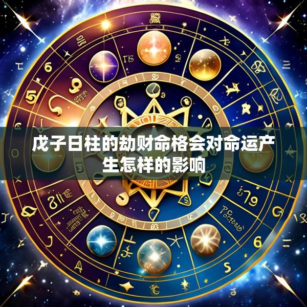 戊子日柱的劫财命格会对命运产生怎样的影响