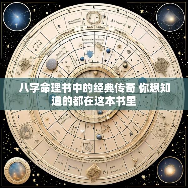 八字命理书中的经典传奇 你想知道的都在这本书里