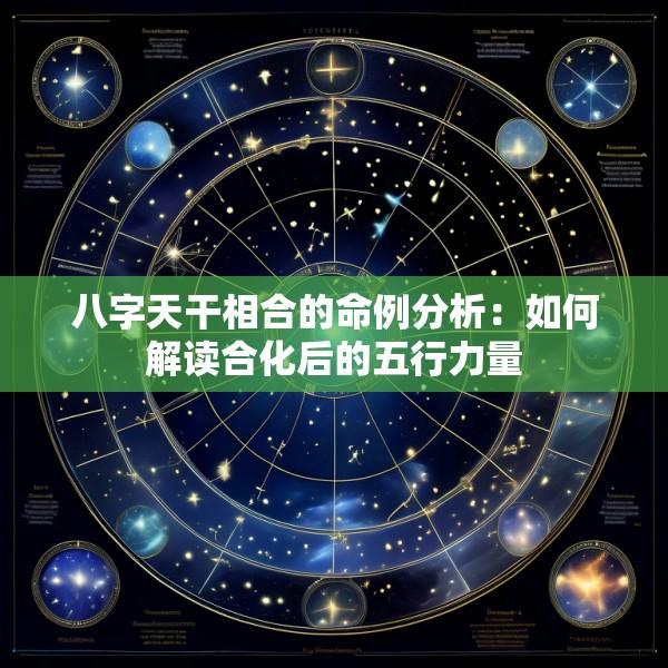 八字天干相合的命例分析：如何解读合化后的五行力量