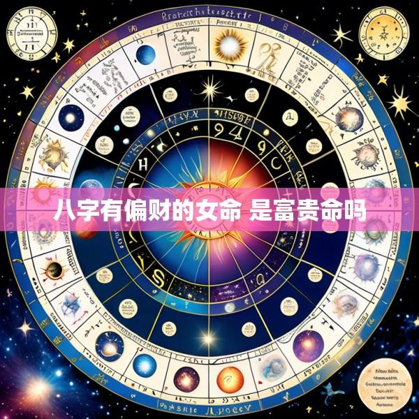 八字有偏财的女命 是富贵命吗