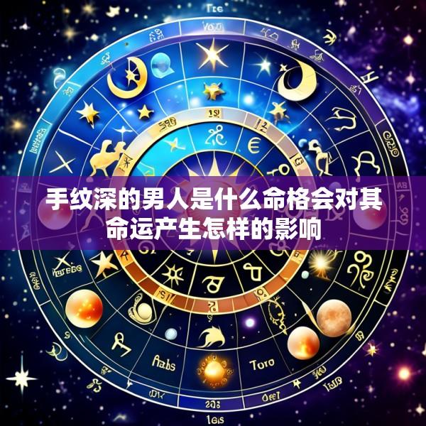 手纹深的男人是什么命格会对其命运产生怎样的影响