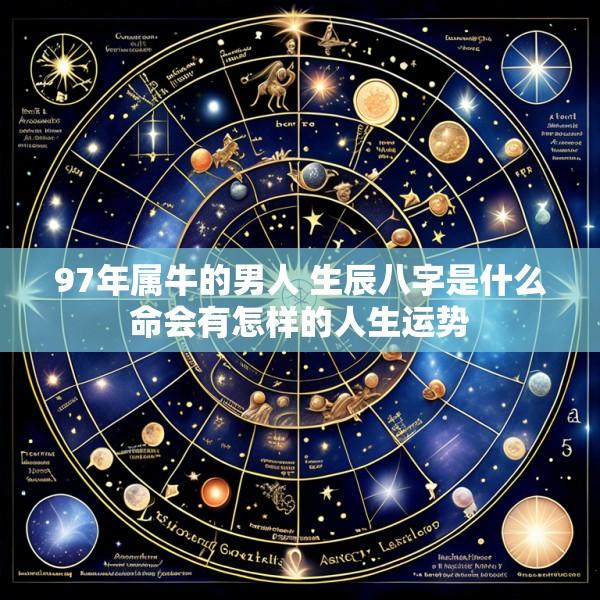 97年属牛的男人 生辰八字是什么命会有怎样的人生运势