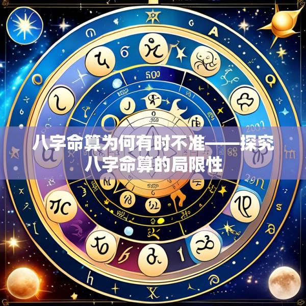八字命算为何有时不准——探究八字命算的局限性