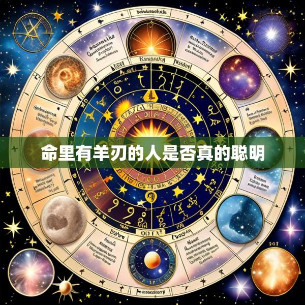 命里有羊刃的人是否真的聪明