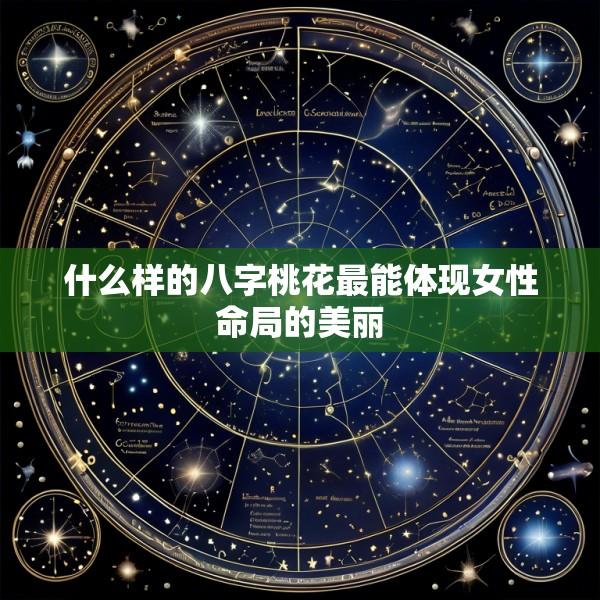 什么样的八字桃花最能体现女性命局的美丽