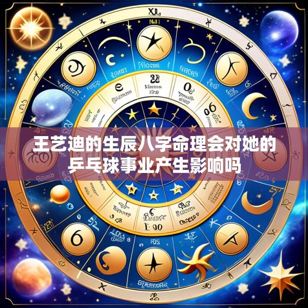 王艺迪的生辰八字命理会对她的乒乓球事业产生影响吗