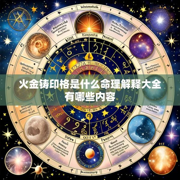 火金铸印格是什么命理解释大全有哪些内容