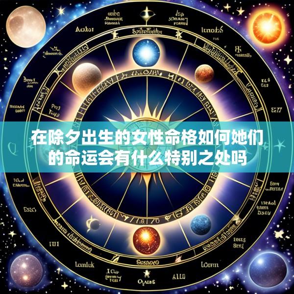 在除夕出生的女性命格如何她们的命运会有什么特别之处吗