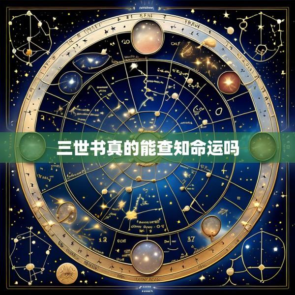 三世书真的能查知命运吗