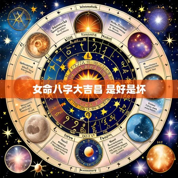 女命八字大吉昌 是好是坏