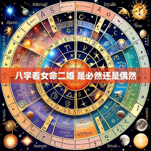 八字看女命二婚 是必然还是偶然