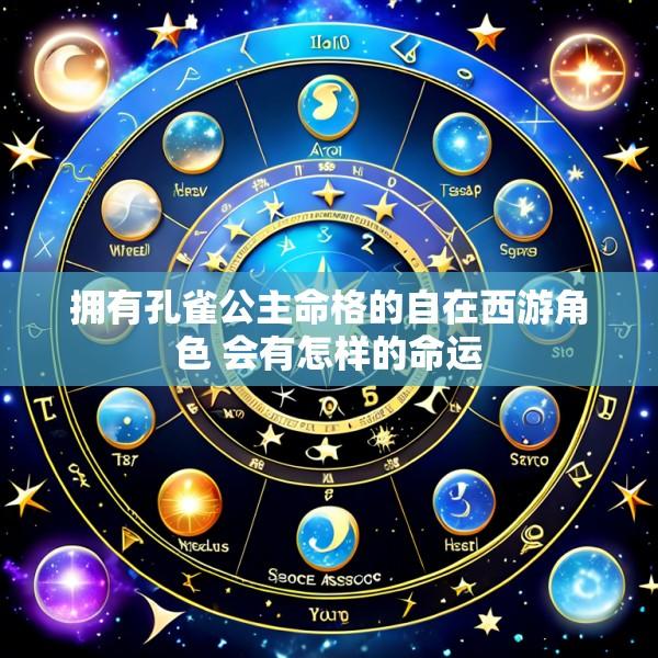 拥有孔雀公主命格的自在西游角色 会有怎样的命运