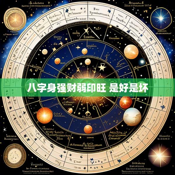 八字身强财弱印旺 是好是坏