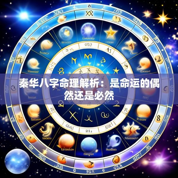 秦华八字命理解析：是命运的偶然还是必然