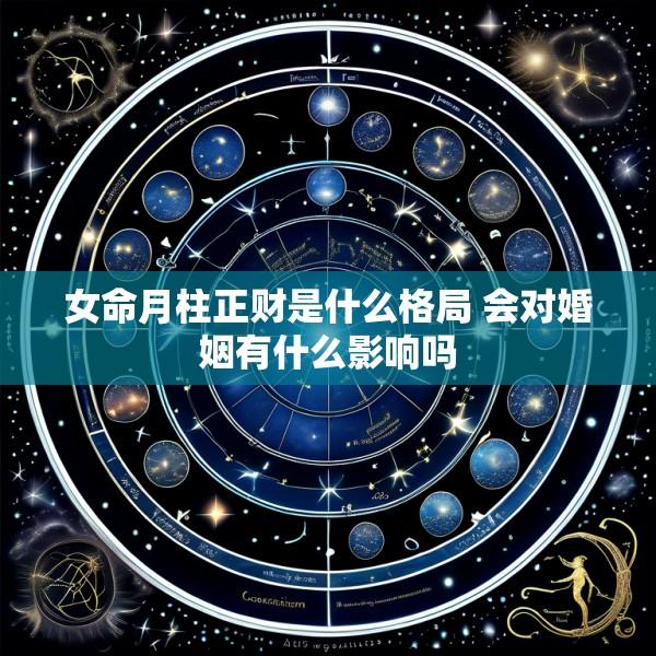 女命月柱正财是什么格局 会对婚姻有什么影响吗