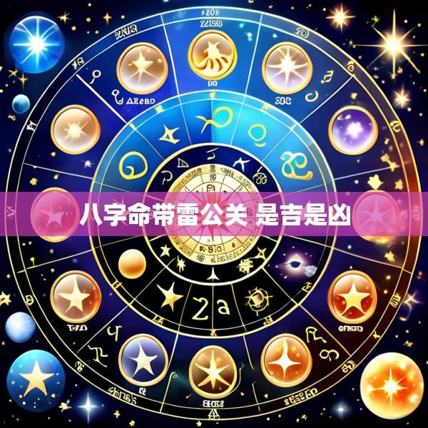 八字命带雷公关 是吉是凶