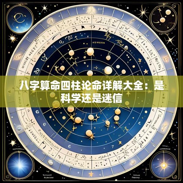 八字算命四柱论命详解大全：是科学还是迷信