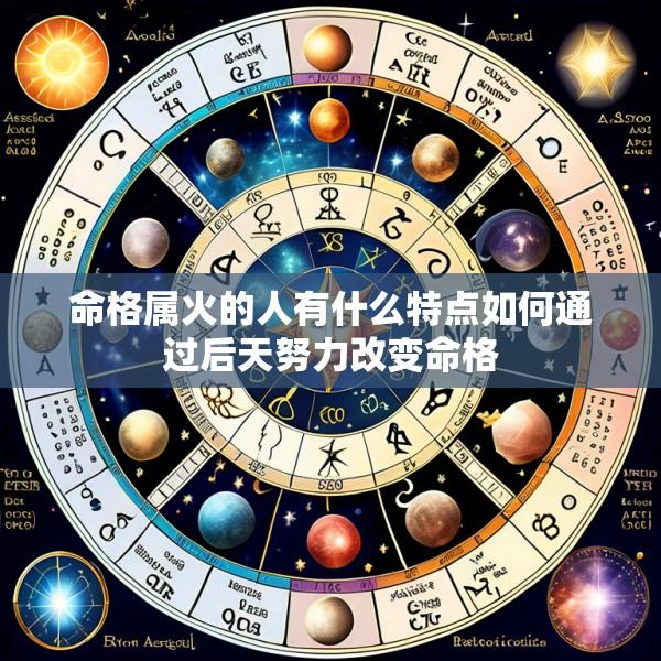 命格属火的人有什么特点如何通过后天努力改变命格