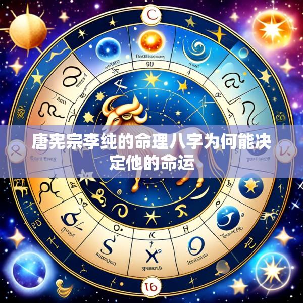 唐宪宗李纯的命理八字为何能决定他的命运