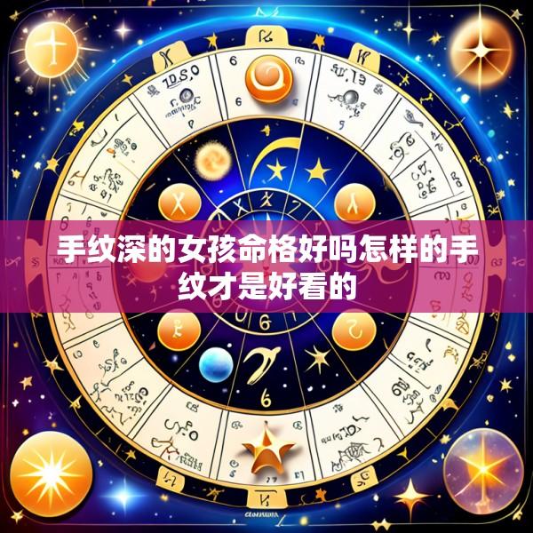手纹深的女孩命格好吗怎样的手纹才是好看的
