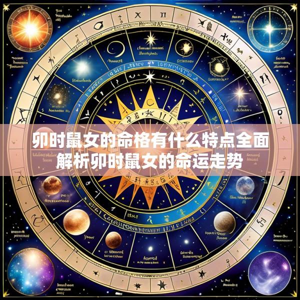 卯时鼠女的命格有什么特点全面解析卯时鼠女的命运走势