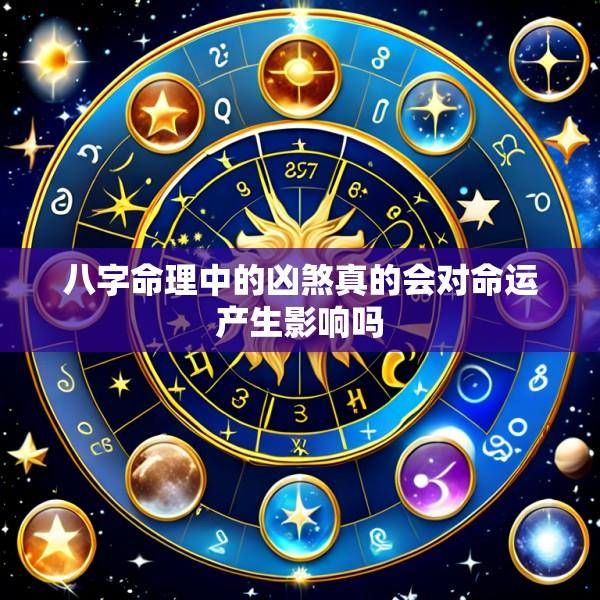 八字命理中的凶煞真的会对命运产生影响吗