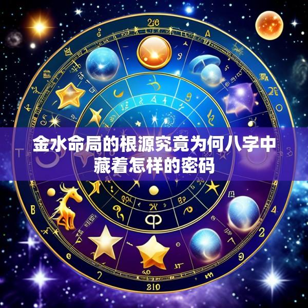 金水命局的根源究竟为何八字中藏着怎样的密码