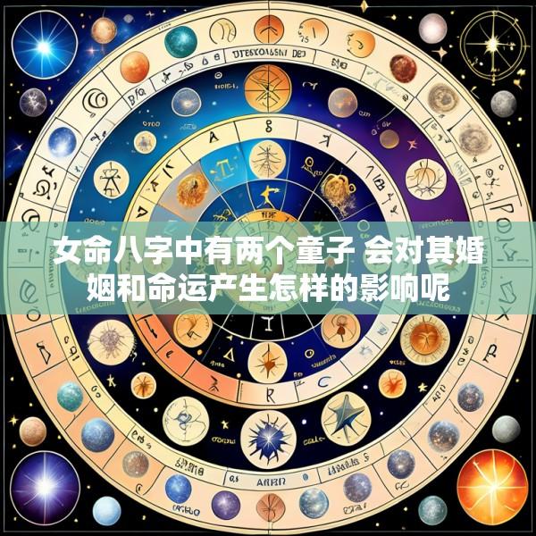 女命八字中有两个童子 会对其婚姻和命运产生怎样的影响呢