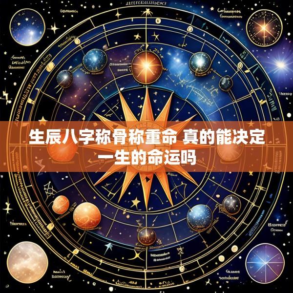 生辰八字称骨称重命 真的能决定一生的命运吗