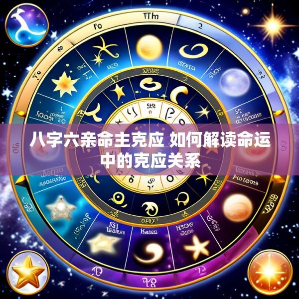 八字六亲命主克应 如何解读命运中的克应关系