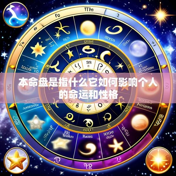 本命盘是指什么它如何影响个人的命运和性格
