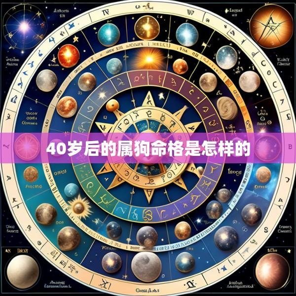 40岁后的属狗命格是怎样的