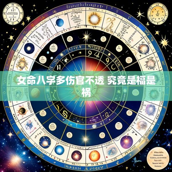 女命八字多伤官不透 究竟是福是祸